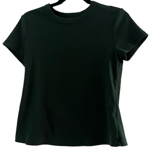 Old Navy Dark Green Ribbed Short Sleeve Tee